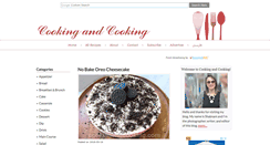 Desktop Screenshot of cookingandcooking.com
